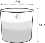 colour gradient round 16cm beige arenaria